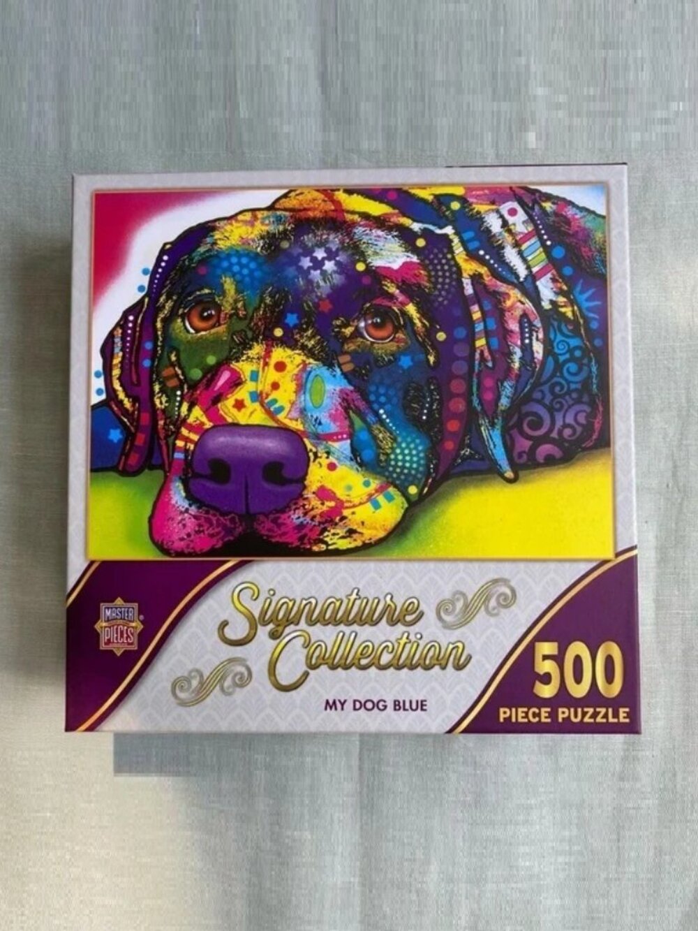 NWT MasterPieces My Dog Blue Dean Russo 500 piece jigsaw Puzzle